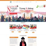 Theme wordpress trung tâm tiếng anh