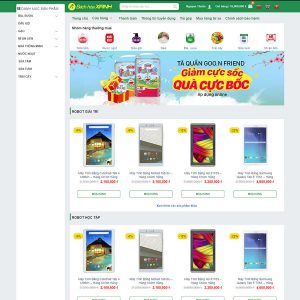 Theme wordpress bách hóa xanh