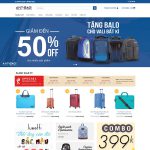 Theme WordPress bán balo Theme WordPress bán balo
