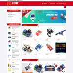 Theme wordpress bán linh kiện 01 Theme wordpress bán linh kiện 01