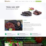 Theme wordpress landing page bán thịt trâu Theme wordpress landing page bán thịt trâu