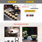 Theme WordPress landing page trà đạo Theme WordPress landing page trà đạo