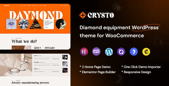 Crysto - Diamond Manufacturer & StoreTheme - kvvanhvu.com