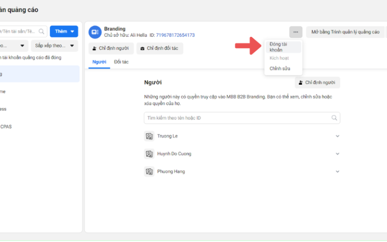 2 cách xóa tài khoản quảng cáo trên Facebook đơn giản, nhanh chóng