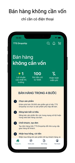 TTS Dropship - Bán hàng online on the App Store