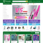 Theme wordpress bán đồ câu, dụng cụ câu cá