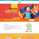 Theme wordpress trung tâm tiếng Anh cho bé Theme wordpress trung tâm tiếng Anh cho bé