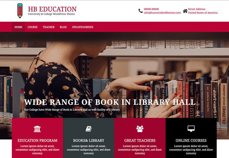 20+ Best Free Education WordPress Theme 2024 - RadiusTheme