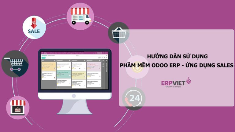 Hướng dẫn dùng phần mềm Odoo ERPViet: ứng dụng Sale - Quản lý bán hàng