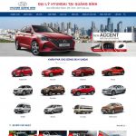Theme wordpress bán xe hyundai 01