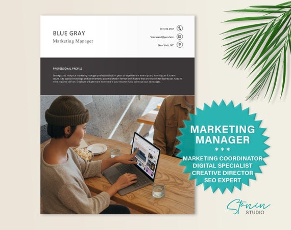 Marketing Manager Resume, Digital Specialist, Creative Director ...