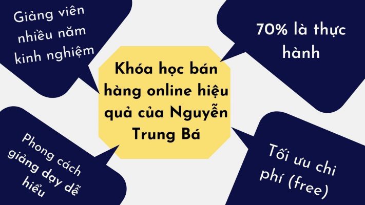 Khóa học bán hàng online cấp tốc tại TP HCM 60 ngày