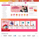 Mẫu website bán hàng mỹ phẩm 23