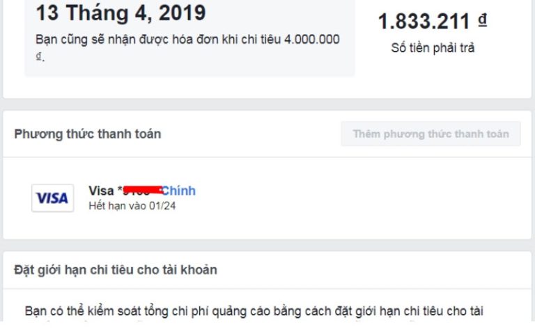9 ĐIỀU CẦN BIẾT KHI THANH TOÁN QUẢNG CÁO FACEBOOK BẰNG THẺ VISA ...