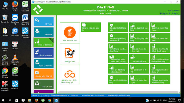 Phần Mềm Quản Lý Nhà Hàng Chuyên Nghiệp Tại TP.HCM