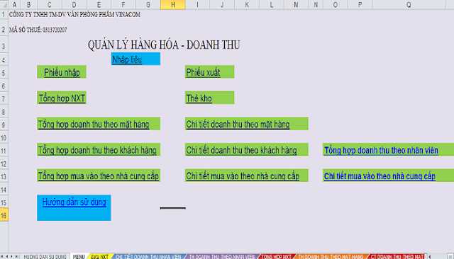 Phần Mềm Quản Lý Nhập Xuất Tồn Bằng Excel Miễn Phí 100%