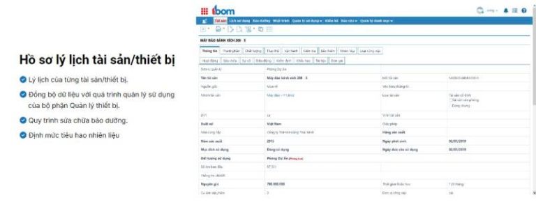 Phần mềm quản lý tài sản doanh nghiệp chuyên nghiệp hiệu quả chính xác