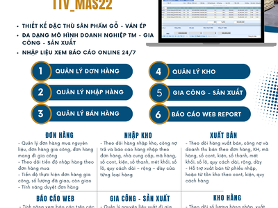 Phần mềm quản lý kinh doanh gỗ nguyên liệu, ván ép, sản xuất gia ...