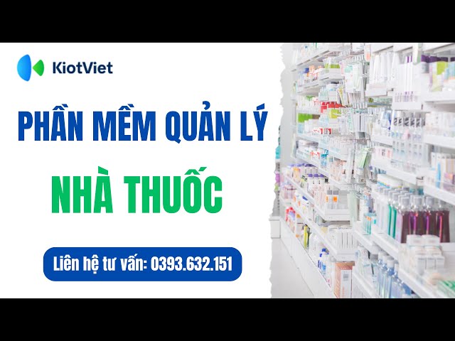 Phần mềm quản lý nhà thuốc KiotViet - YouTube
