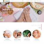 Theme wordpress dịch vụ spa 07