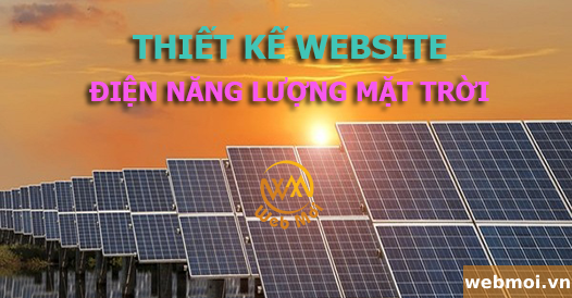 Thiết kế website Bán Thiết bị Năng Lượng Mặt Trời