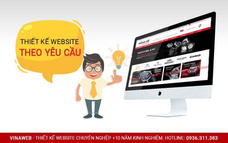 Thiết kế Website theo yêu cầu chuẩn SEO, Mobile chuyên nghiệp