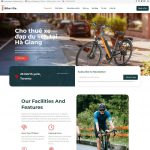 Theme wordpress cho thuê xe đạp