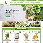 Theme wordpress bán trái cây đông lạnh, thực phẩm sạch Theme wordpress bán trái cây đông lạnh, thực phẩm sạch