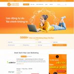 Theme wordpress tuyển dụng 01 Theme wordpress tuyển dụng 01