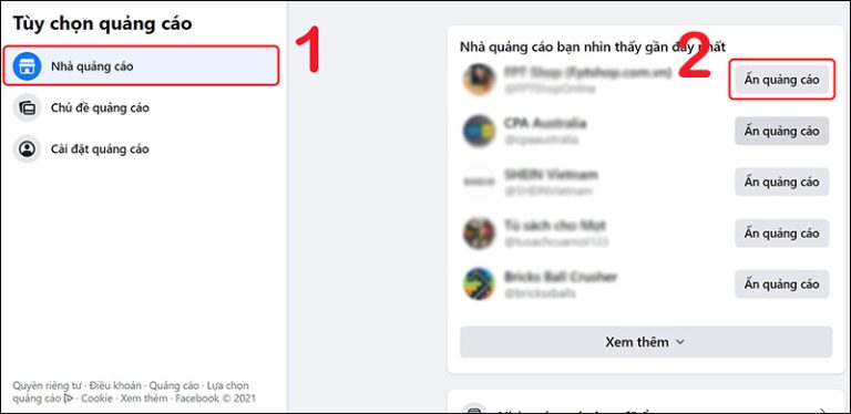 Xóa quảng cáo trên Facebook nhanh chóng với vài bước đơn giản