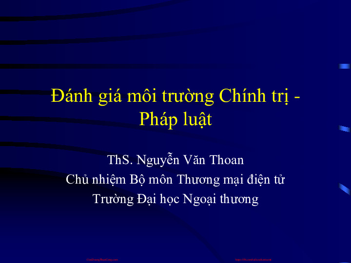 PDF]Marketing Quốc Tế - Đại Học Ngoại Thương - Nguyễn Văn Thoan ...