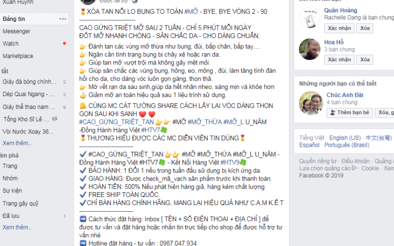 Cách đăng bài bán hàng online hiệu quả trên Facebook