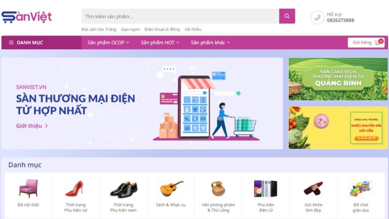 Triển khai Đề án xây dựng sàn thương mại điện tử hợp nhất 63 tỉnh ...