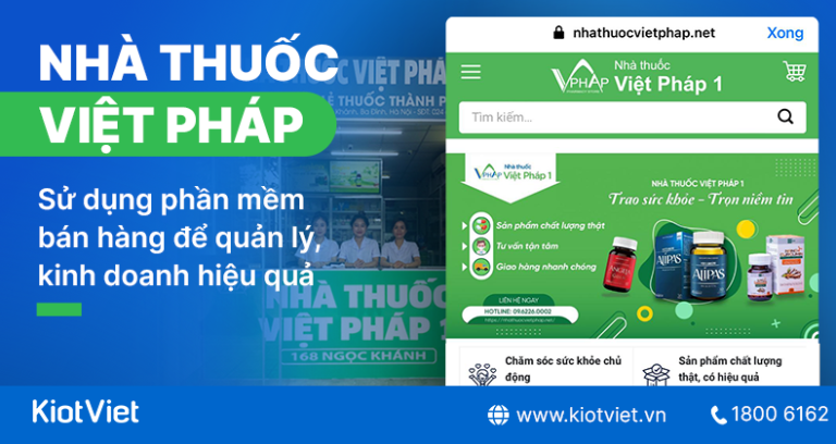Nhà thuốc Việt Pháp 1: Đa dạng sản phẩm nhưng vẫn quản lý hiệu quả ...
