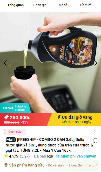 Mẫu Landing Page chạy quảng cáo bán hàng gia dụng, nước giặt trên ...