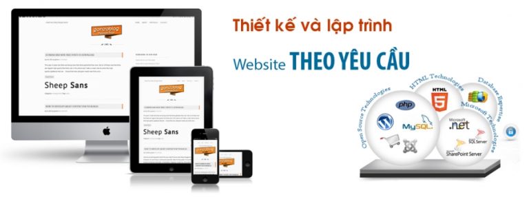 Dịch vụ thiết kế website theo yêu cầu chuyên nghiệp, giao diện ...