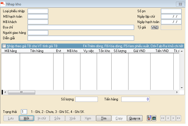 Hướng dẫn cách cập nhật phiếu nhập kho, xuất kho trên phần mềm SAS ...