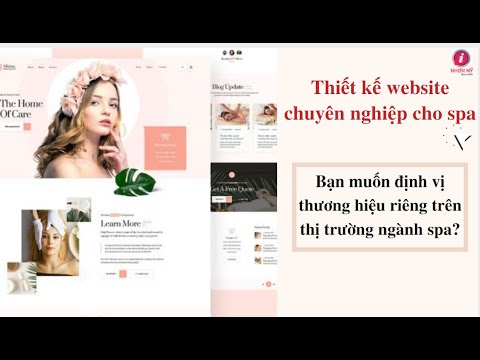 Thiết kế Website chuyên nghiệp cho spa - YouTube