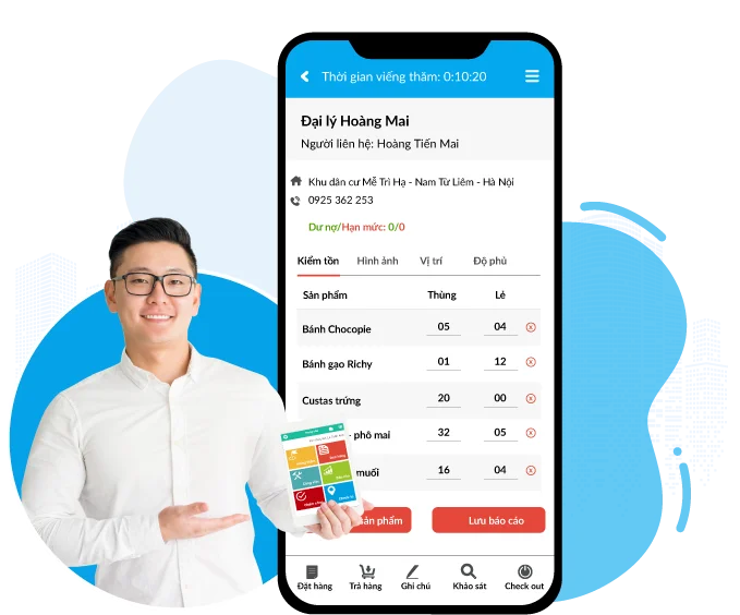 Phần mềm DMS MobiWork - Giải pháp Quản lý hệ thống phân phối