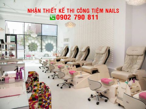NHẬN THIẾT KẾ TIỆM NAILS