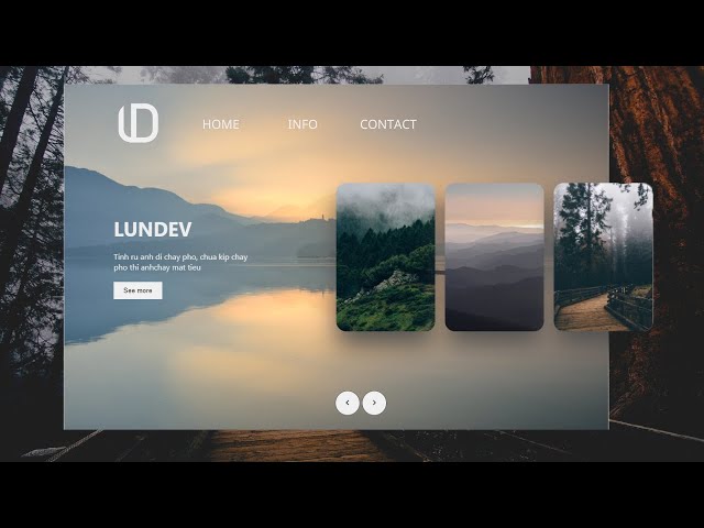 How To Make Image Slider Using HTML CSS and JavaScript - YouTube