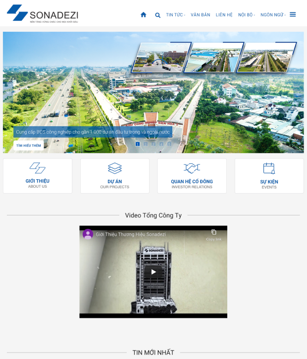 Develop Sonadezi Corporations Website & Content Management Portal ...