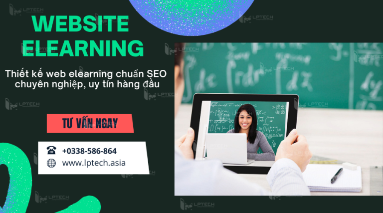 Thiết kế web elearning chuẩn SEO chuyên nghiệp, uy tín hàng đầu