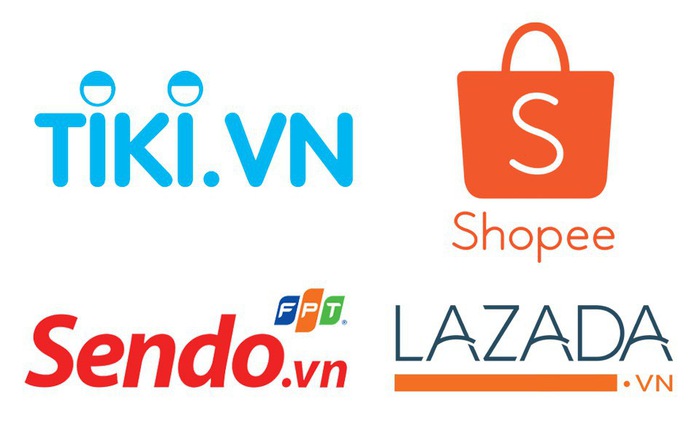 Sàn TMĐT ngoại như Shopee, Lazada đang hơn sàn nội Tiki, Sendo ...